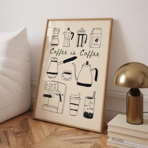 coffee is coffee poster