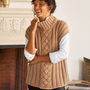 cotswolds vest camel, pure italian cotton
